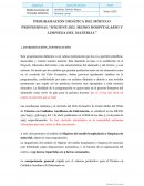 Programación didática del módulo profesional “Higiene del medio hospitalario y limpieza del material”