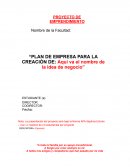 Plan de empresa para la creación “Med House S.A.S”