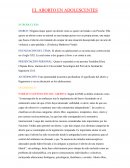 El aborto en adolescentes