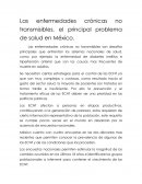 Las enfermedades crónicas no transmisibles, el principal problema de salud en México