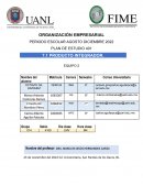 PIA Organización empresarial empoderamiento