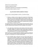 Taller en grupo sobre accidente de trabajo