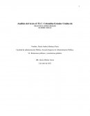 Análisis TLC Colombia-USA