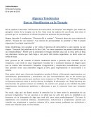 Tendencias en la terapia