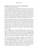 Matrimonio igualitario o unión civil homosexual