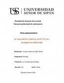 La vacunación contra la covid-19 y su protagónica efectividad