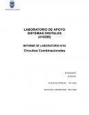 Informe de laboratorio N°02 Circuitos Combinacionales