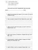 Evaluación plan lector “Frankenstein”