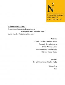 Esquema informe gestión de compras. Página 1