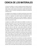 Materiales de Ingenieria y su aplicación en el entorno