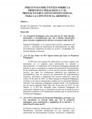 Preguntas frecuentes sobre la propuesta pedagógica y el proyecto educativo institucional