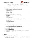 Introducción a la minería y metalurgía