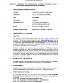 Servicios de comunicación: Internet, telefonia movil y telefonia fija Municipalidad de Cauquenes