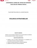 Teorías sociológicas que fundamentan la violencia intrafamiliar