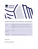 Empresa como sistema y sus proceso