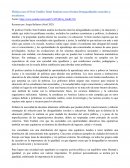 Plática con el Prof. Emilio Tenti Fanfani con el tema Desigualdades sociales y escolares (resumen)