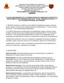 Plan de mantenimiento de los bienes muebles e inmuebles adscritos al destacamento de comandos rurales