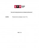 Planteamiento estratégico de las TIC’s