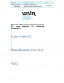 Programación con C bajo UNIX