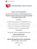Sistema de seguridad ocupacional en las empresas industriales de la ciudad de Chimbote