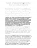 Economía de mercado con tonos grises de Marx