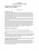 Caso 1. Corrida Bancaria