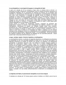 La sociolingüística, la sociología del lenguaje y la etnografía del habla