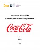 Empresa Coca-Cola, control presupuestario y costos