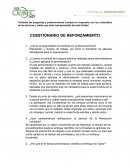 Cuestionario de Reforzamiento . Administracion