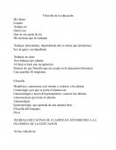 Filosofía de la educación