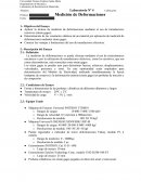 Laboratorio de Resistencia de Materiales. Medición de Deformaciones