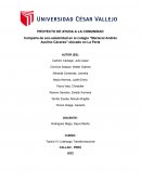 Proyecto de ayuda a la comunidad