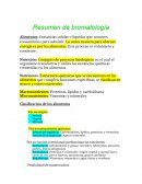 Resumen de bromatología