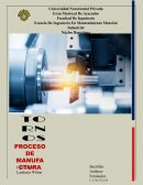 Procesdo de manufactura. Tornos