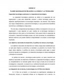 Planes nacionales en relación a la ciencia y la tecnología