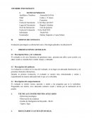 Evaluación psicológica a solicitud del curso, Psicología aplicada a la educación II