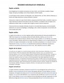 Regiones Naturales de Venezuela