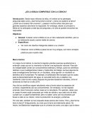 ¿Es compatible la ciencia con la Biblia?