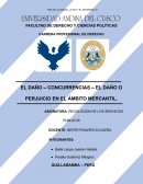 El daño – Concurrencias – El daño o perjuicio en el ámbito mercantil