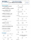 Productos notables