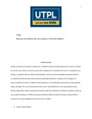 Clases o tipos de dinero