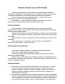 Historia Natural de la enfermedad - Resumen