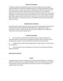 Implementación del software. Página 1