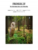 TP De Introducción a la Filosofía