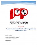 Instrucciones dadas a los obispos y diáconos