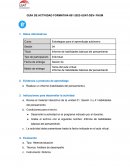 Informe de habilidades básicas del pensamiento