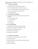 Evaluación lectura "Los teatropellos de Pepito"