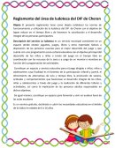 Reglamento del área de ludoteca