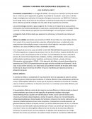Anosmia y enfermedad por Coronavirus 2019