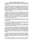 ¿Qué es el ser humano, naturaleza o cultura?